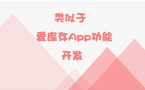 类似于爱库存App功能开发