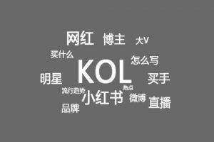 KOL、小红书、网红、明星、品牌