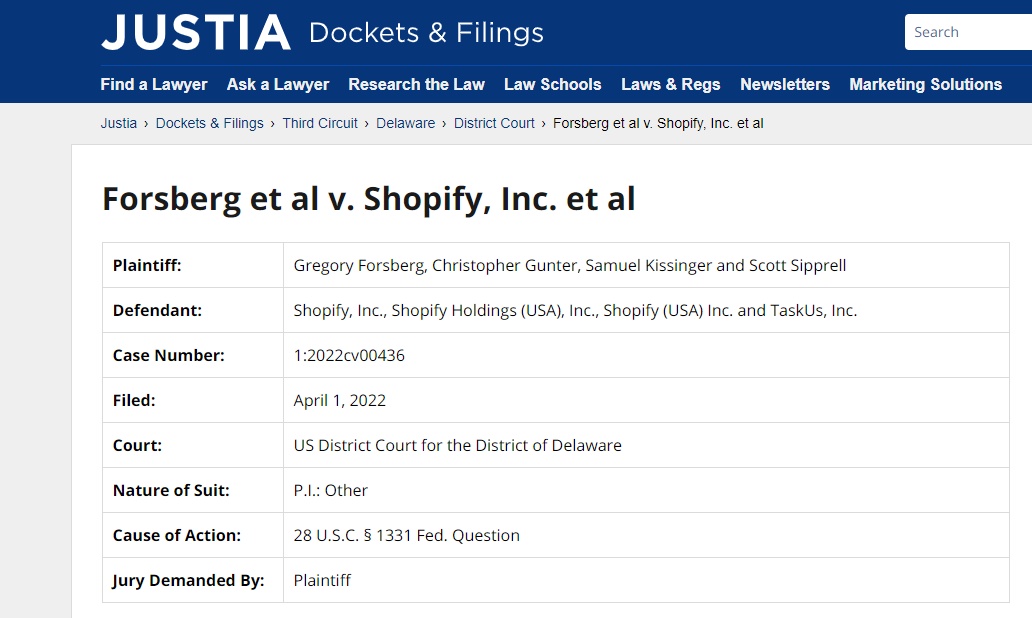 Shopify面临集体诉讼！信息安全问题难控