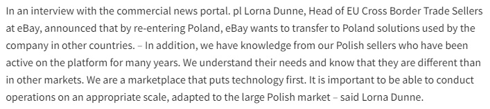 月6日电商报/eBay重启波兰站点